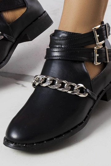 Botas pretas Ratté com recorte no tornozelo