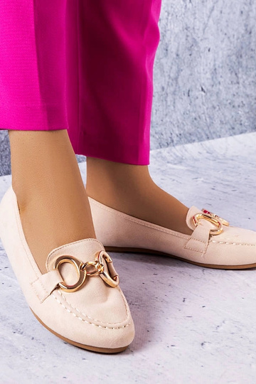 Mocassim clássico bege Pitre