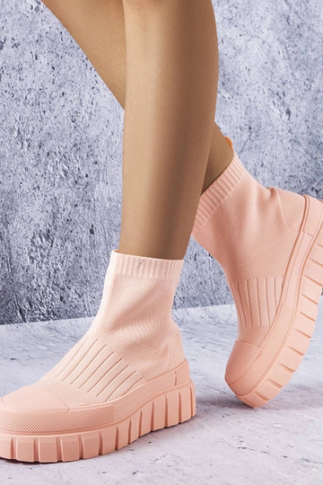 Tênis Searlait Pink Ankle Sock