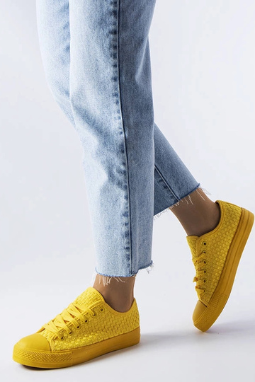 Tênis Thibodeau Amarelo Tecido 2