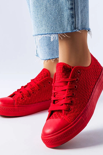 Tênis Thibodeau Vermelho Tecido 2