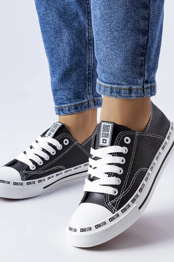 Tênis preto vazado Big Star...