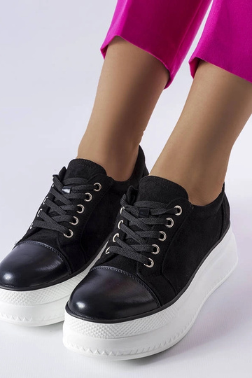 Sapatos de plataforma pretos, "Pascaline" 2