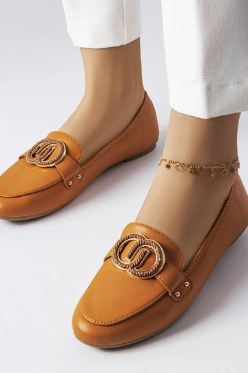 Mocassim marrom feminino Eleena