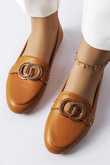 Mocassim marrom feminino Eleena 2