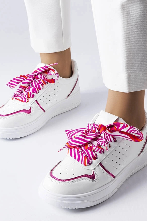 Tênis Pryor Branco com Fita Amarrada