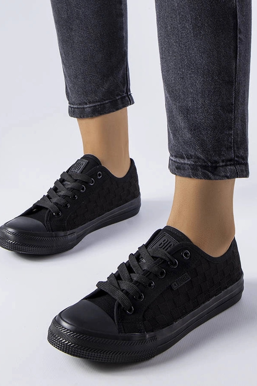 Tênis de malha preta Big Star LL274072