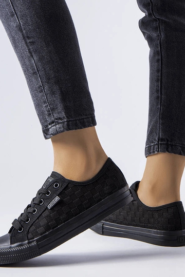 Tênis de malha preta Big... 2