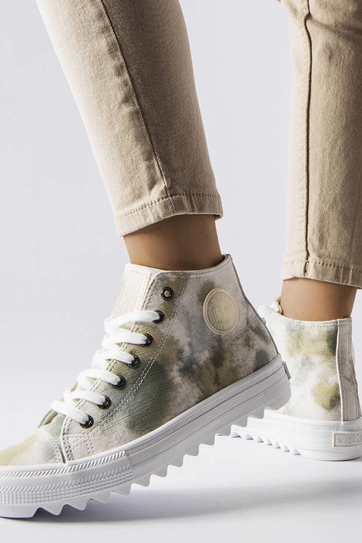 Tênis Big Star Verde Estampado LL274047