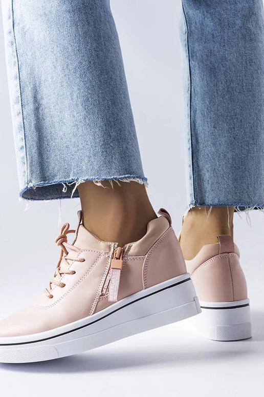 Tênis cano baixo rosa da Mathieu