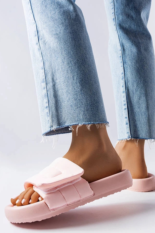 Chinelos Aleron rosa velcro Chinelos Aleron rosa velcro