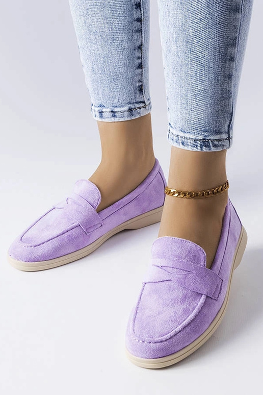 Mocassins Ferragus Roxo Eco-Suede