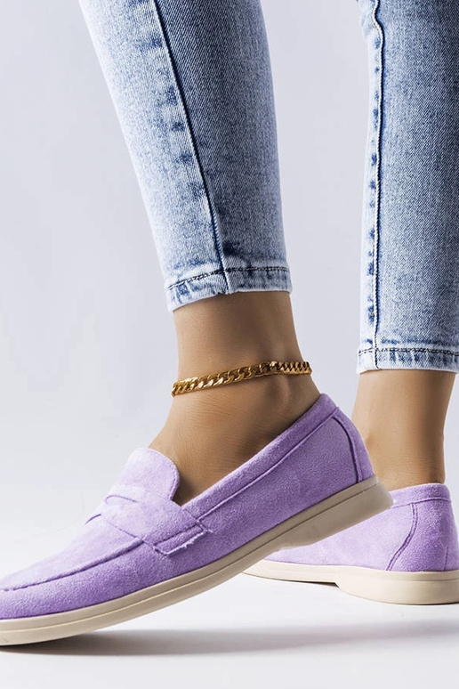 Mocassins Ferragus Roxo Eco-Suede