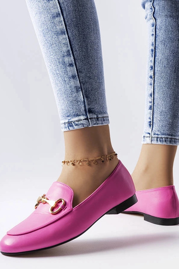 Mocassim rosa com fivela Philip 2