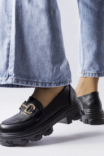 Sapatos de fivela Mason pretos 2