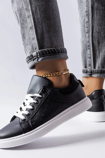 Tênis preto com relevo Dreux 2