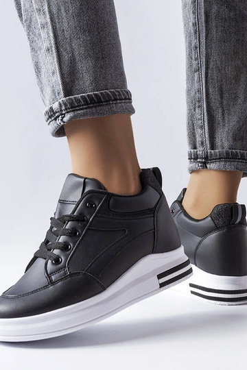 Tênis preto com glitter... 2