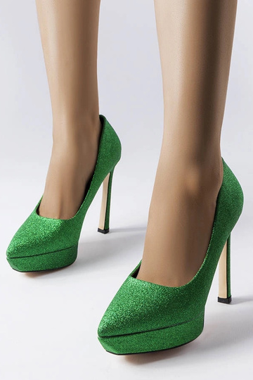 Saltos Proulx Glitter Verde