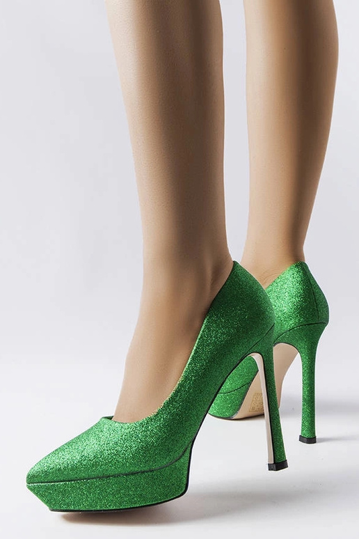Saltos Proulx Glitter Verde