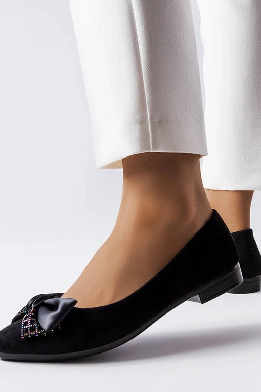 Bailarinas Duval Biqueira Fina Preta