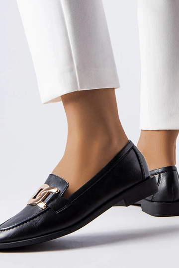 Mocassim Henrique Buckle Preto 2