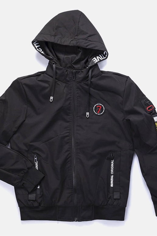 Casaco de transição masculino preto...