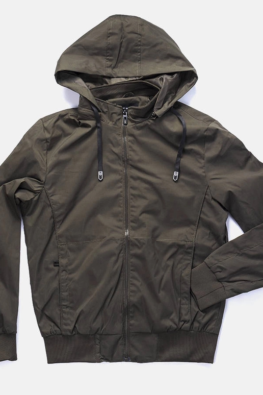 Blusão com capuz Brault masculino verde