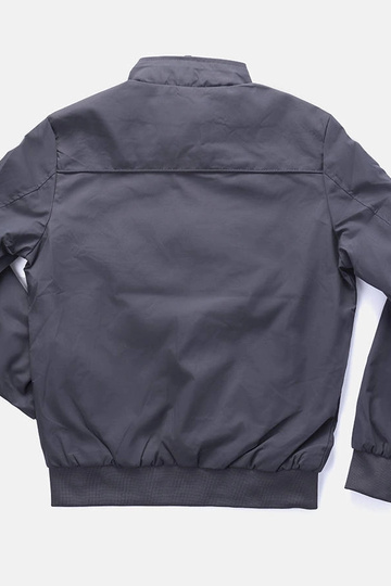 Casaco masculino cinza Desroches com gola alta 2