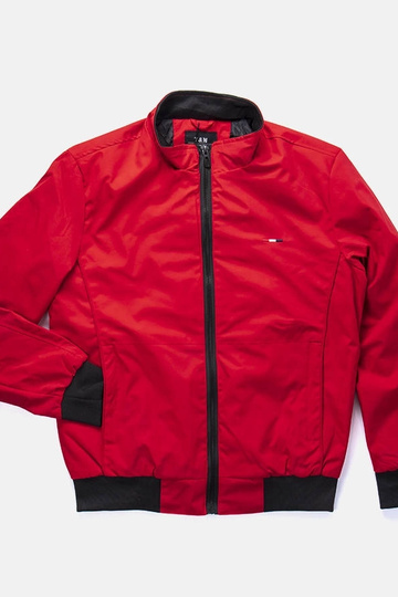 Casaco corta-vento vermelho masculino Boulé