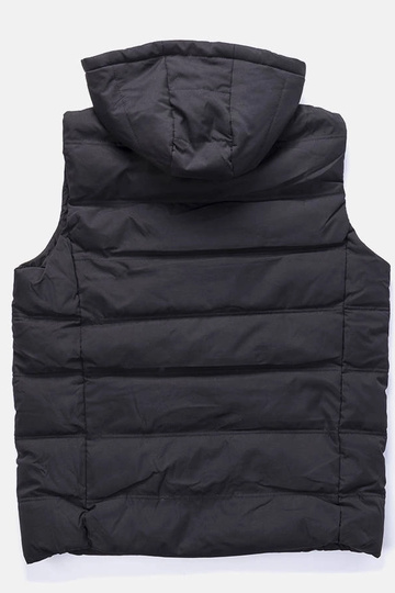 Colete acolchoado preto masculino Allaire 2