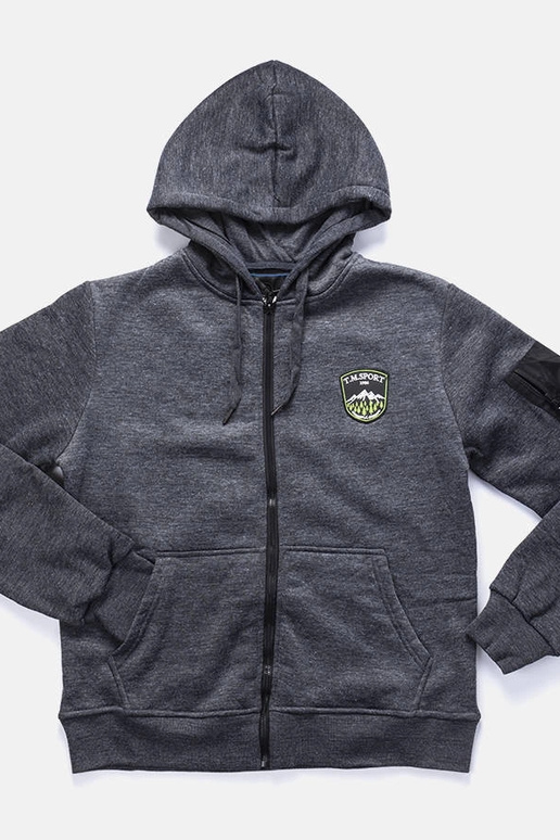 Moletom com capuz Labrosse cinza...