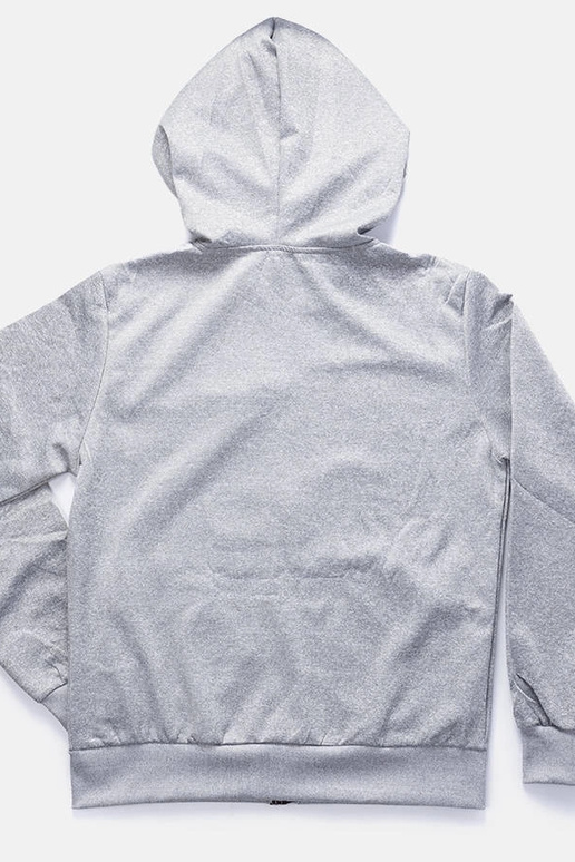 Moletom Curtis Masculino Cinza Claro