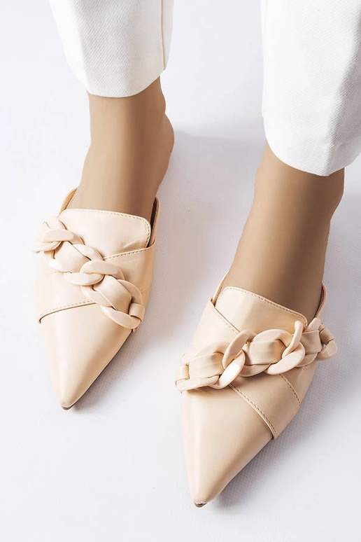 Chinelos de corrente Patenaude bege...