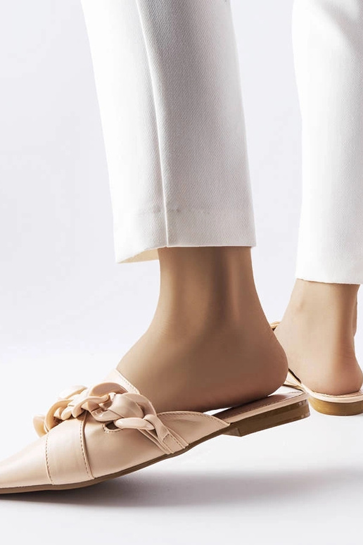 Chinelos de corrente Patenaude bege...