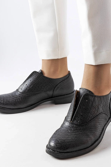 Botas pretas femininas de couro sintético Morel