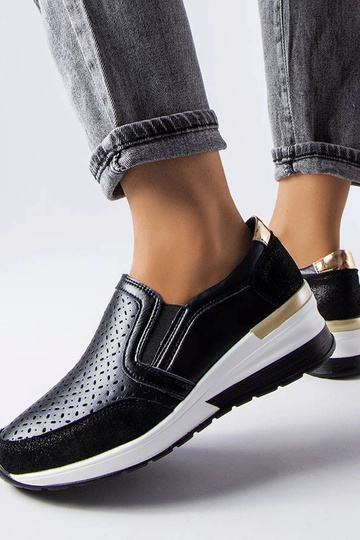 Tênis plataforma preto... 2