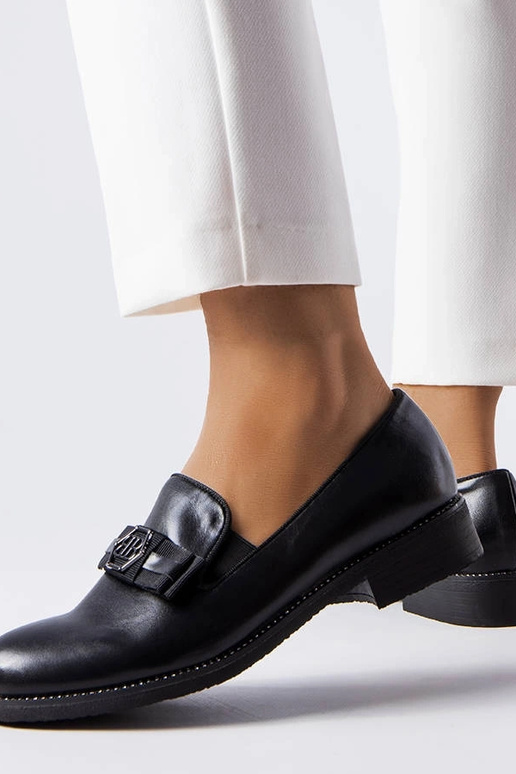 Mocassins decorativos pretos Tanguy