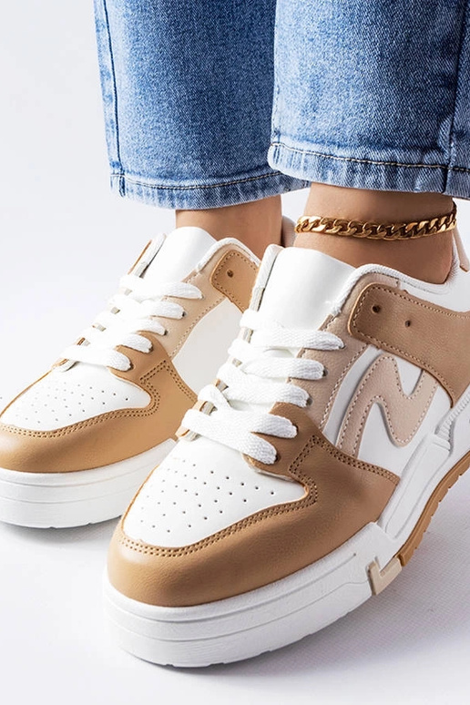 Sapatos marrons com sola grossa Harter