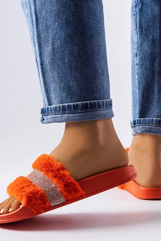 Lâminas laranja com zircões Carrito