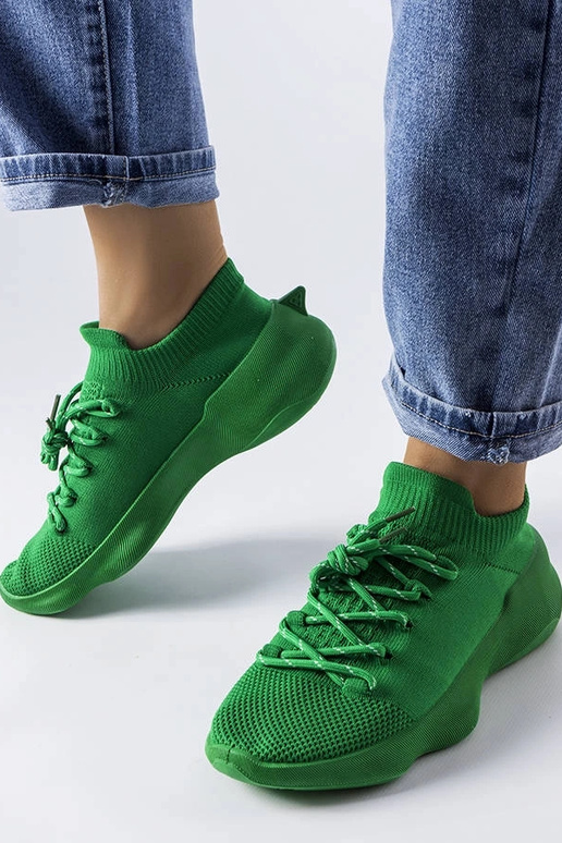 Tênis de tecido verde Côté