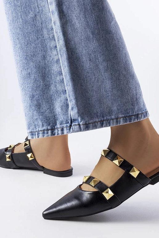 Chinelos Black Ruckman bico fino