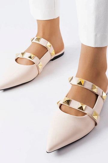 Mulas Ruckman bico fino bege