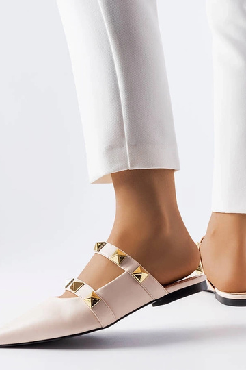 Mulas Ruckman bico fino bege 2