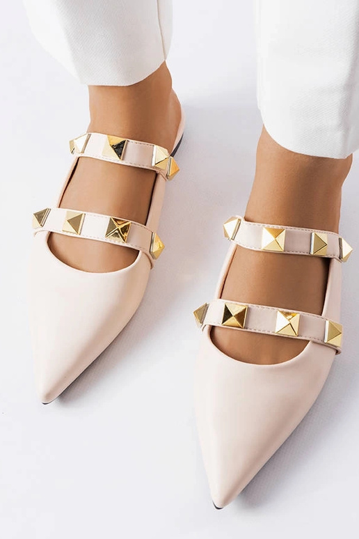 Mulas Ruckman bico fino bege