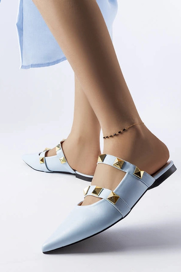 Mulas Ruckman com tachas azuis 2