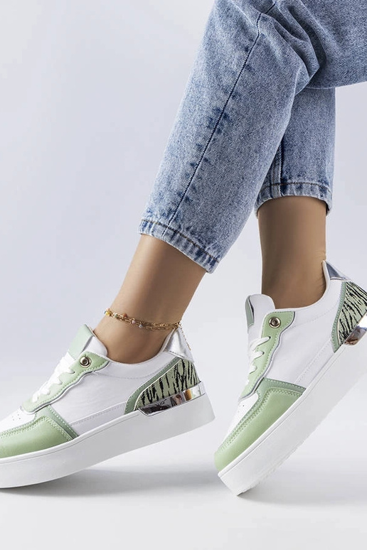 Tênis verde na plataforma Tooele