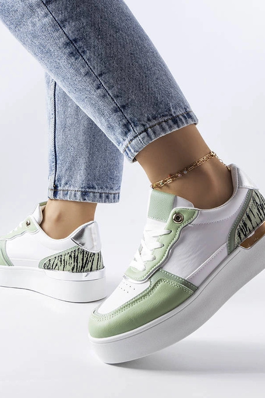 Tênis verde na plataforma Tooele