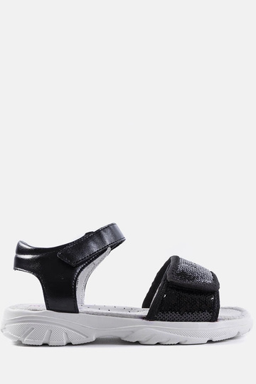 Sandálias pretas infantis...