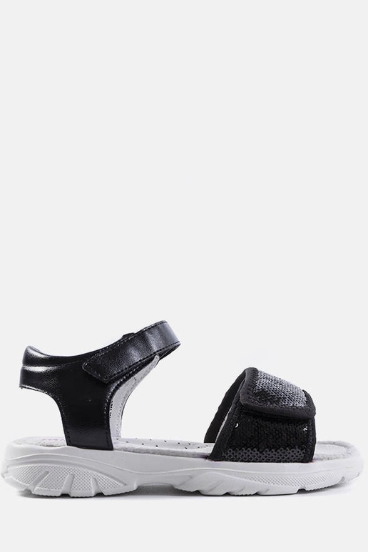 Sandálias pretas infantis Grenier