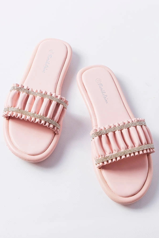 Chinelos Anapor com zircônia rosa